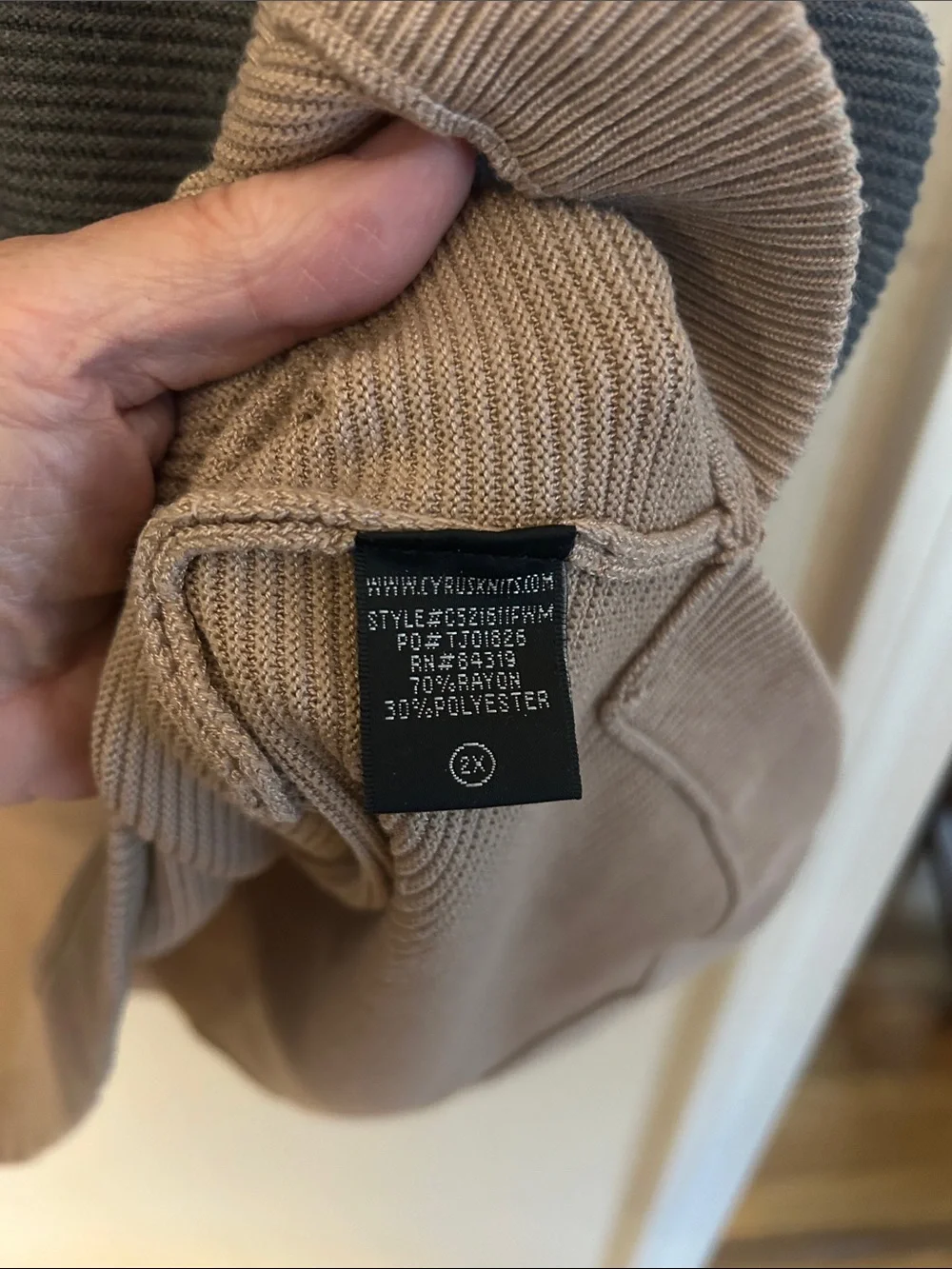 Cyrus Plus Size Ribbed Sweater - Picture 4 of 4